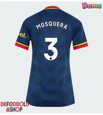 Arsenal Cristhian Mosquera #3 Udebanetrøje Dame 2026-27 Kort ærmer Arsenal Cristhian Mosquera #3 Udebanetrøje Dame 2026-27 Kort ærmer